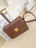 viney豆腐包包女包牛皮斜挎包單肩腋下包手提生日禮物送女友老婆 【咖啡色】高檔實(shí)用輕奢小包 曬單實(shí)拍圖