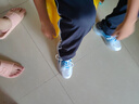 鴻星童尓克斷碼男童鞋秋季透氣運動鞋學(xué)生跑步網(wǎng)面氣墊鞋青少年減震防滑 天藍(lán) 41碼 曬單實拍圖