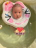 鲸保（Kingpou）婴儿游泳圈0-12个月脖圈 新生儿游泳圈宝宝洗澡颈圈K5012粉色大码 实拍图