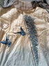 喜田 (2個裝)蝴蝶刺繡布貼衣服補(bǔ)洞補(bǔ)丁貼 漢服旗袍百搭個性裝飾貼小號 0506如圖藍(lán)色一對-無膠縫制 曬單實拍圖