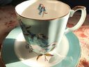 ROYAL ALBERT 英國皇家阿爾伯特進(jìn)口骨瓷馬克杯古典歐式咖啡杯盤(pán)組合兩件套 歡愉兩件套 曬單實(shí)拍圖