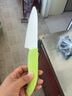 KYOCERA京瓷陶瓷刀家用日式菜刀陶瓷刀水果刀日式菜刀嬰兒輔食刀套裝刀架 草綠色140mm 曬單實(shí)拍圖