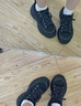 FILA 斐樂官方LAVA女鞋夏季帆布鞋休閑鞋板鞋小白鞋運動鞋黑色鞋子 黑-BK 36.5 曬單實拍圖