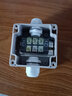 迎欣（YX）防水接線盒帶端子分線盒戶外電纜穿線盒室外電線轉(zhuǎn)接過(guò)線盒保護(hù)盒 【25A  3位】F25一進(jìn)一出M20 曬單實(shí)拍圖
