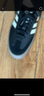adidas「T頭鞋 」SAMBAE經(jīng)典厚底增高板鞋德訓(xùn)鞋女阿迪達(dá)斯三葉草 一號(hào)黑/白 42 曬單實(shí)拍圖