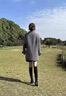 皮爾卡丹（pierre cardin）女裝漂亮秋冬裝秋季春秋裝厚短外套冬季2025新款風衣女士上衣 黑色格子 S 曬單實拍圖