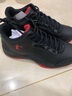 喬丹QIAODAN籃球鞋男低幫運動(dòng)鞋2025秋冬季男鞋透氣球鞋硬地學(xué)生戰靴 黑色/熾焰紅AM3310118B 45 曬單實(shí)拍圖