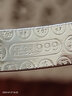 中國黃金（CHINA GOLD）光面素圈銀手鐲足銀鐲子開口實心紀(jì)念七夕情人節(jié)禮物送女朋友老婆 光面福字手鐲【20g±1g】 曬單實拍圖