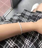 彩萊婭滿天星鈴鐺手鐲女士潮流復(fù)古鍍銀年輕款簡約鐲子百搭學(xué)生小眾輕奢手飾街頭網(wǎng)紅閨蜜手鐲送女友生日禮物 滿天星＋鈴鐺 曬單實(shí)拍圖