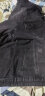 真维斯（JEANSWEST）夹克男2024夏季亲肤透气刺绣时尚百搭男士牛仔夹克外套黑灰3XL 实拍图