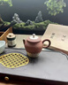 薈云軒粗陶鎏銀蓮心壺手工描銀老巖泥復(fù)古中式泡茶壺陶瓷可養(yǎng)功夫茶具 粗陶鎏銀-蓮心壺 101mL(含)-200mL(含) 曬單實(shí)拍圖