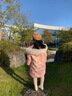 迪士尼寶寶童裝兒童羽絨服女童中長款白鴨絨洋氣中大童免洗冬加厚保暖輕薄 糖果粉 130 建議120-130cm7-8歲cm 《加 曬單實拍圖