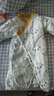 人之初連體衣棉衣新生兒衣服加厚保暖棉服冬裝哈衣長袖 藍色 66cm 曬單實拍圖
