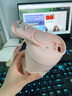 象普（SHINPUR）草莓熊316L不銹鋼保溫杯女生高顏值直飲咖啡杯學(xué)生便攜小巧水杯 粉色400ml 曬單實(shí)拍圖