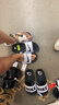 耐克（NIKE）【滔搏運(yùn)動(dòng)】耐克男大童拖鞋 NIKE KAWA SLIDE (GS/PS) 819352-100 38.5 曬單實(shí)拍圖