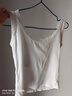 簡(jiǎn)云小吊帶背心女莫代爾棉打底衫內搭螺紋薄款內衣可外穿無(wú)袖上衣夏季 常規款-白色 S 【建議80-95斤】 曬單實(shí)拍圖