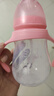 BABYALAN嬰兒寬口徑奶瓶?jī)和鼙人璓P奶瓶防摔防漏水杯240ml 櫻花粉【奶瓶杯】 240ml 曬單實(shí)拍圖