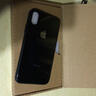 筑鼎 蘋(píng)果x手機殼iPhone xs max/xr/xs玻璃鏡面新款液態(tài)硅膠防摔全包保護套超薄男女款 亮黑色【鋼化玻璃背板】 蘋(píng)果X  5.8英寸 曬單實(shí)拍圖