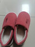 回力新款棉鞋女款冬季加絨保暖家用室內全包跟棉拖鞋情侶家居鞋HL165 HL165紫紅 38-39 （適37-38腳） 曬單實(shí)拍圖