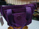 佳韓女神節單肩包新款女包牛津布斜挎包時(shí)尚女士帆布包通勤包包女 紫色 曬單實(shí)拍圖