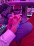 口旋長(zhǎng)袖禮服女平時(shí)可穿秋冬新娘結(jié)婚敬酒服蝴蝶結(jié)氣質(zhì)訂婚絲絨連衣裙 酒紅色中長(zhǎng)款 M 165 曬單實(shí)拍圖