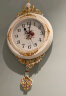 康巴丝（Compas）挂钟欧式复古客厅石英钟摇摆钟创意时钟挂表C2955白纹 32cm 实拍图