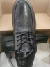 木林森軟底商務(wù)休閑皮鞋男鞋秋冬季男士正裝鞋英倫風(fēng)系帶辦公室百搭 黑色 43 曬單實(shí)拍圖