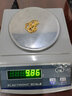 菜百首飾 黃金項鏈 足金美妝小魚(yú)黃金項鏈 計價(jià) 約9.85克約45厘米 曬單實(shí)拍圖