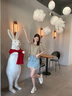 斯普王（SIPUWANG）小白鞋女2025夏夏季新款7cm小個子增高鞋時尚休閑單鞋女 米色 37 曬單實拍圖