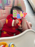 Kordear 寶寶純棉口水巾嬰兒360度可旋轉口水圍防吐奶圍兜 紅色 0-9個(gè)月 曬單實(shí)拍圖