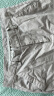 花花公子（PLAYBOY）休闲裤男2024春夏季裤子男士宽松直筒男裤商务潮流男装 浅灰色 31 实拍图