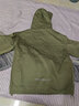 CANELIN KISKHA秋冬夾克男休閑外套男韓版潮牌寬松大碼工裝百搭男生上衣服男裝 軍綠色 3XL  體重180-200斤 曬單實(shí)拍圖