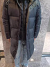 BESNOS意大利品牌鵝絨羽絨服中長(cháng)款加厚保暖冬裝2025冬季新款時(shí)尚連帽男 黑色 高端鵝絨 M 曬單實(shí)拍圖