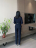 威世品秋季西裝套裝職業(yè)裝女裝酒店經(jīng)理工裝氣質(zhì)高端售樓部美容院工作服 藏藍(lán)色長袖西裝 L 建議108-117斤 曬單實(shí)拍圖