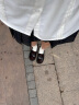 HARUTAHaruta4900日系学生中粗跟圆头英伦风单鞋小皮鞋JK制服鞋乐福鞋女 棕色 38 实拍图