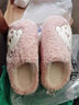 沂懿棉拖鞋女秋冬毛拖鞋居家室內毛毛鞋毛絨棉鞋女士冬季保暖鞋厚底 粉色大臉熊毛絨拖鞋 40-41 【適合39-40碼】 曬單實(shí)拍圖