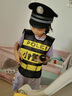 jane Deiune 兒童警制服男孩套裝兒童警察服黑貓警長(cháng)帽子交警大蓋帽小孩電動(dòng) 小警察三件套 2-5歲送禮品 曬單實(shí)拍圖