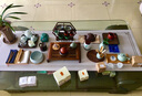 容山堂 頤閣實(shí)木茶杯架子茶具收納架茶具架茶壺架茶寵小博古架雞翅木 雞翅木博古架-靜謐 曬單實(shí)拍圖