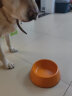 SUPERDESIGN狗碗猫碗泰迪金毛大型犬不锈钢双碗宠物狗狗用品猫食盆狗食盆 橘色-L号（体重35斤以下） 实拍图