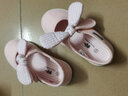 戴維貝拉（DAVE＆BELLA）兒童女童帆布鞋男童布鞋春秋幼兒鞋幼童板鞋春季一腳蹬小童公主鞋 粉紅 160(鞋內長(cháng)16cm) 曬單實(shí)拍圖