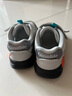 基諾浦春秋季兒童跑步鞋 潮流運動(dòng)兒童學(xué)步鞋 透氣寶寶機能鞋GW1626 灰色/銀色 25.5 160mm 適合腳長(cháng)156-165mm 曬單實(shí)拍圖