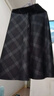 冪系格子毛呢a字裙半身裙女秋冬中長(cháng)款2025新款高腰顯瘦大擺傘裙垂感 格子 XL 腰圍2尺2/適合111-120斤 曬單實(shí)拍圖