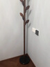 嘯馳實(shí)木落地衣帽架玄關(guān)掛衣架黑胡桃客廳輕奢衣服架臥室北歐創(chuàng  )意室內 樹(shù)葉圓盤(pán)底款北美黑胡桃木訂金 曬單實(shí)拍圖
