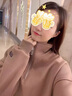 AEMAPE2025春秋季新款女士加絨加厚半拉鏈立領(lǐng)衛(wèi)衣女裝外套 加絨棕色 M _建議80-100斤 曬單實(shí)拍圖