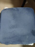 网易严选 乳胶坐垫 93%天然乳胶方形坐垫 居家办公室椅垫沙发垫屁股垫 藏蓝黑  40*40*4cm 实拍图