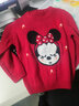 迪士尼寶寶（Disney Baby）迪士尼童裝兒童針織衫時(shí)尚米奇米妮圓領(lǐng)毛衣純棉 藍(lán)色唐老鴨ZD3CS004 130cm 曬單實(shí)拍圖