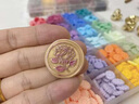 夢幻星空鯨魚禮物火漆印章套裝全套火漆蠟蠟粒章頭新手工具熔爐墊板信封封口火星印章套裝禮盒便宜 前世鯨生禮盒13件套(含5枚章頭) 曬單實拍圖