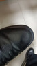 蜘蛛王內增高皮鞋男百搭牛皮小碼休閑鞋男透氣軟底軟皮 黑色 36  曬單實(shí)拍圖