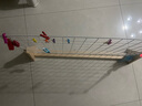 韓天閣網(wǎng)格鐵絲網(wǎng)幼兒園美工區(qū)作品展示架木質(zhì)飾品發(fā)夾白色網(wǎng)片實(shí)木架子 長(zhǎng)78高48(配20個(gè)木夾) 曬單實(shí)拍圖