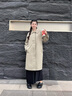 自巧小個子韓版中長款卡其風(fēng)衣女2024春季新款單排扣簡約休閑外套 蜜茶色 XS (2碼) 曬單實拍圖